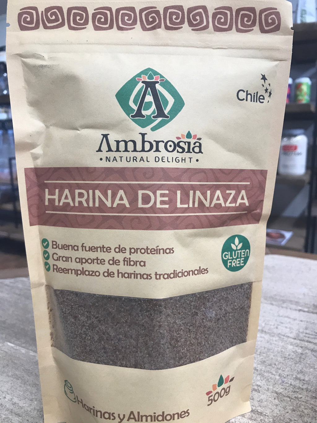 Harina de Linaza Ambrosia Natural Delight - 500 g