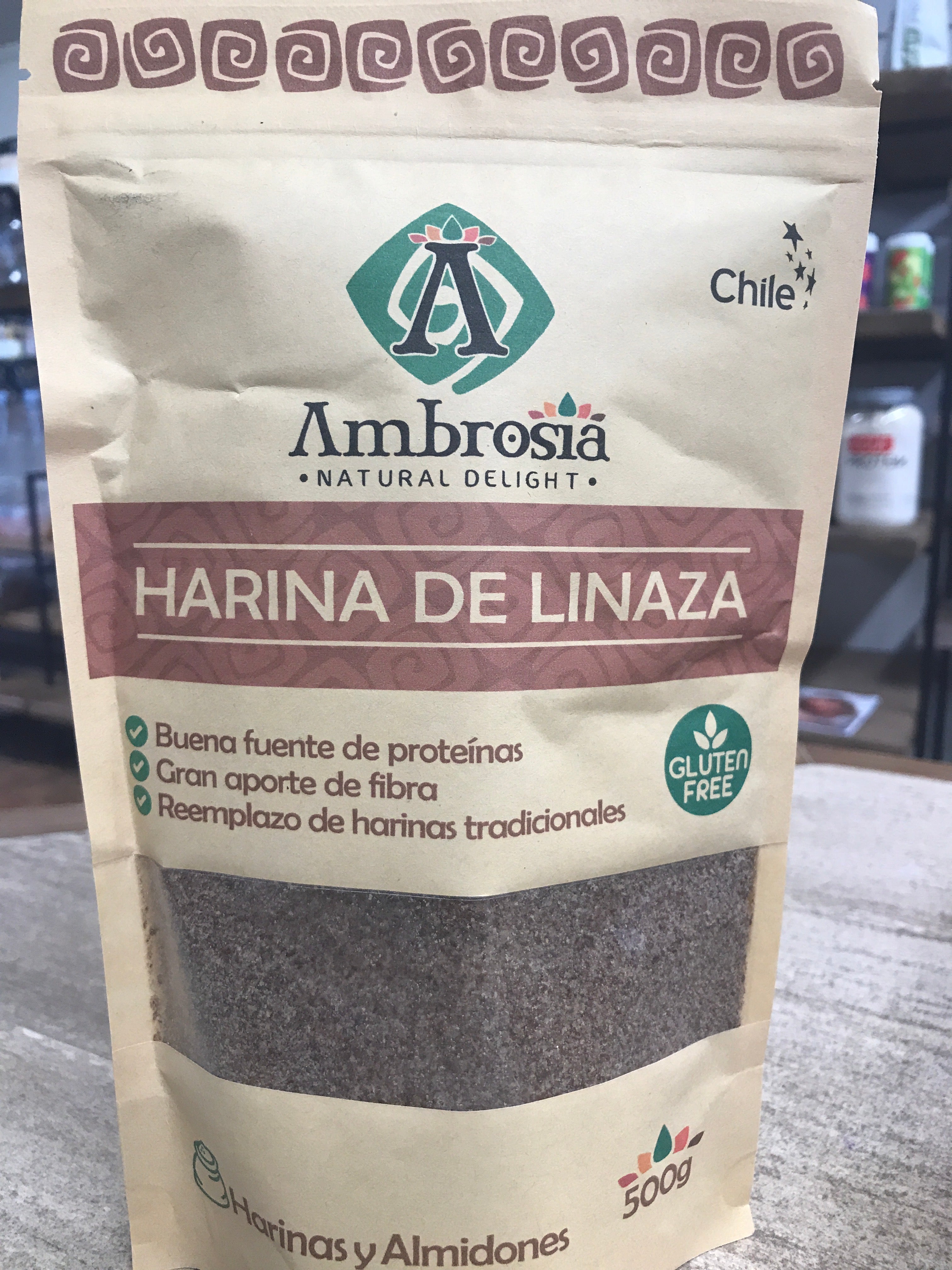 Harina de Linaza Ambrosia Natural Delight - 500 g