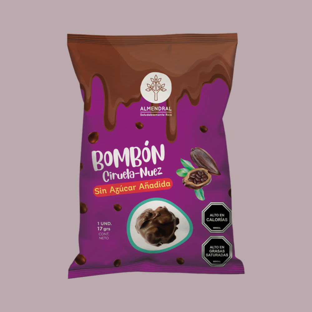 Bombón Ciruela Nuez El Almendral - und