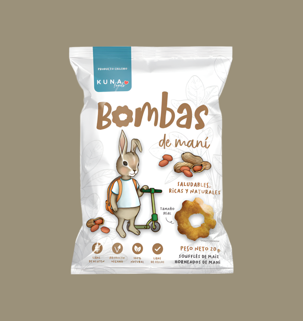 Bombas de Maní Kuna Foods - 20 gr