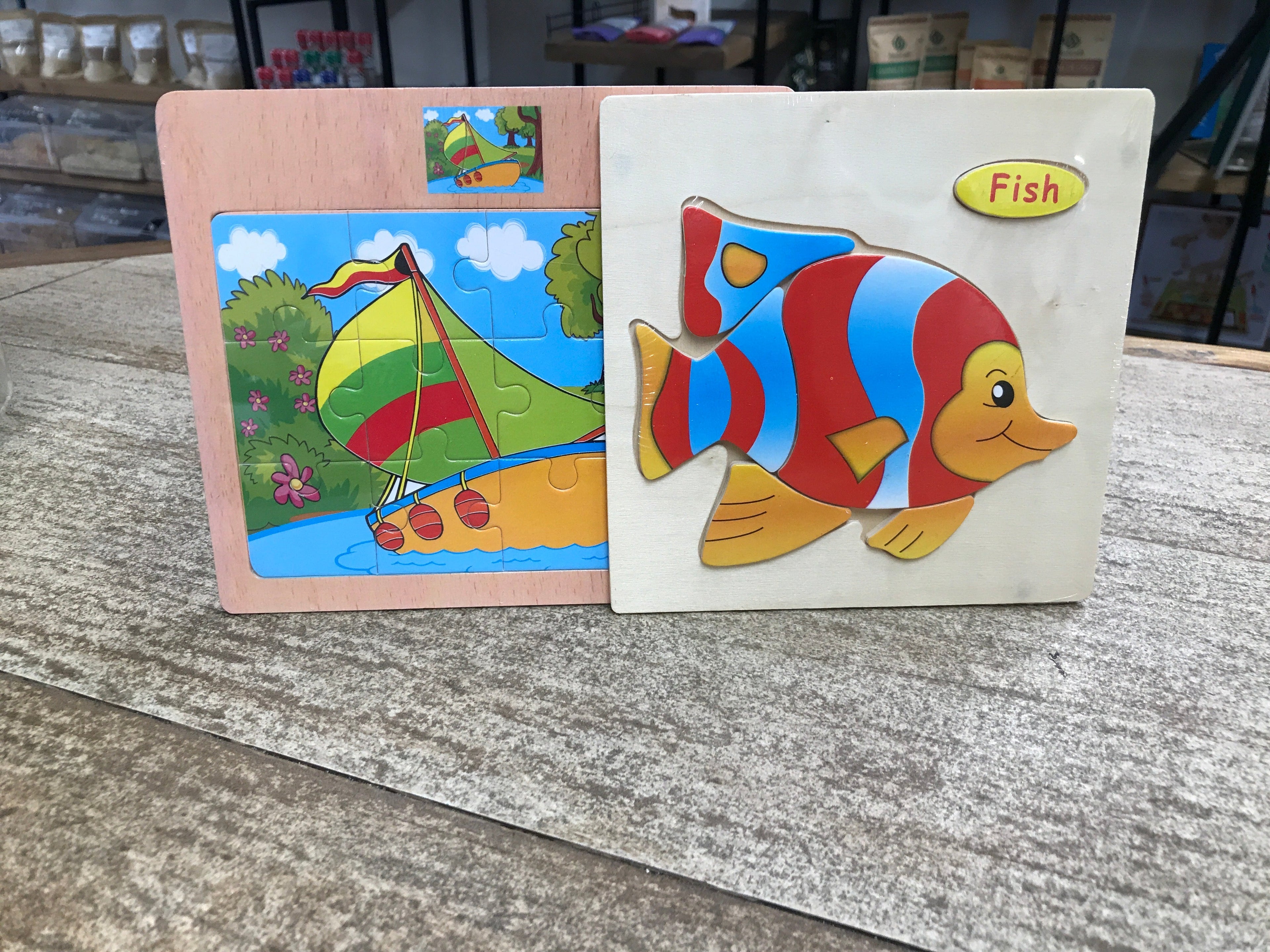 Rompecabezas Medio Madera