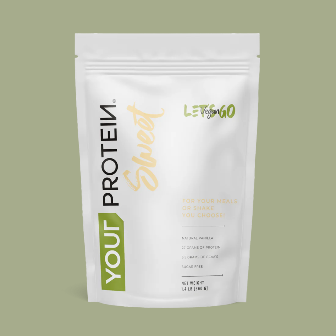 Proteína Vegan Sweet Vainilla Your Protein - 660 gr