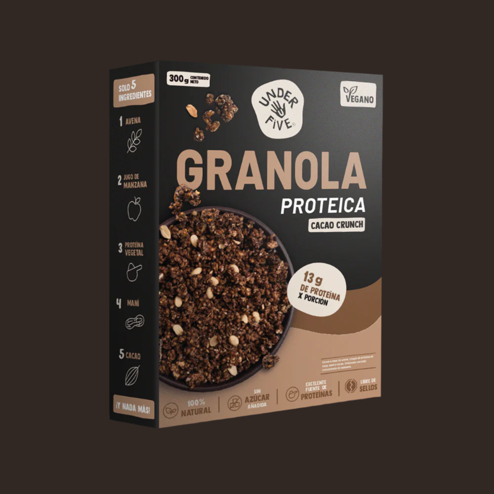 Granola Protéica Cacao Crunch Under Five - 300 gr