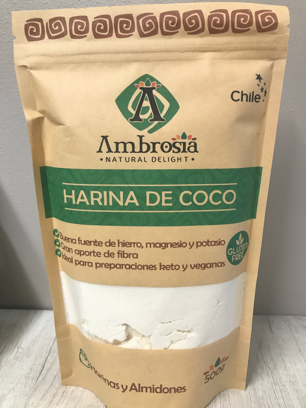 Harina de Coco Ambrosia Natural Delight - 500 gr