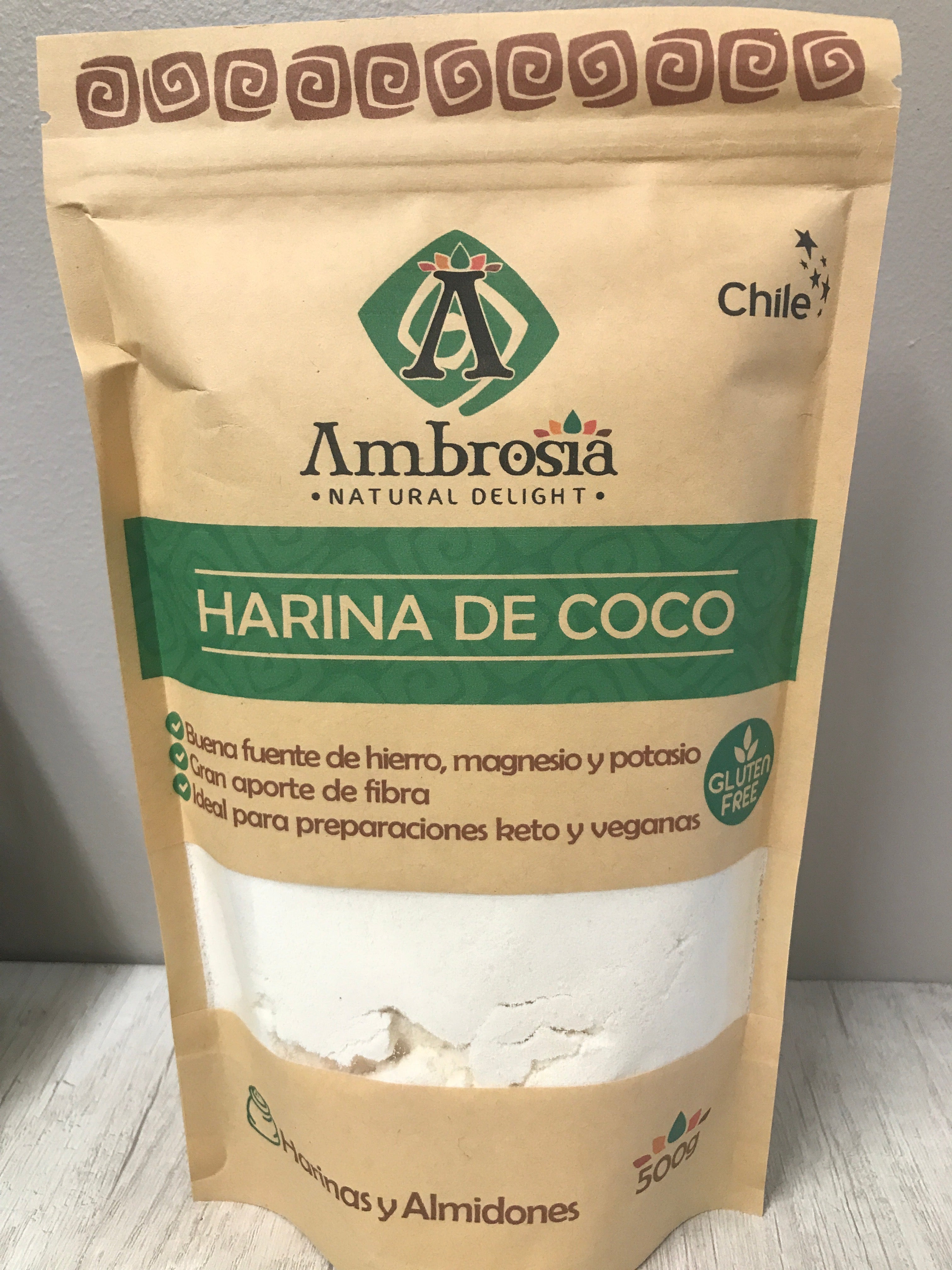 Harina de Coco Ambrosia Natural Delight - 500 gr