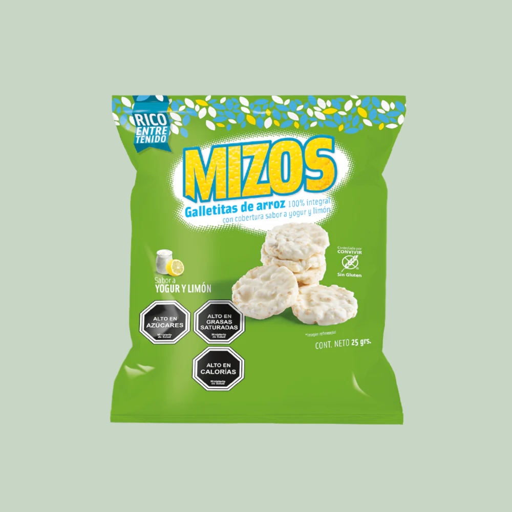 Galletas Limón y Yogurt Mizos - 25 gr