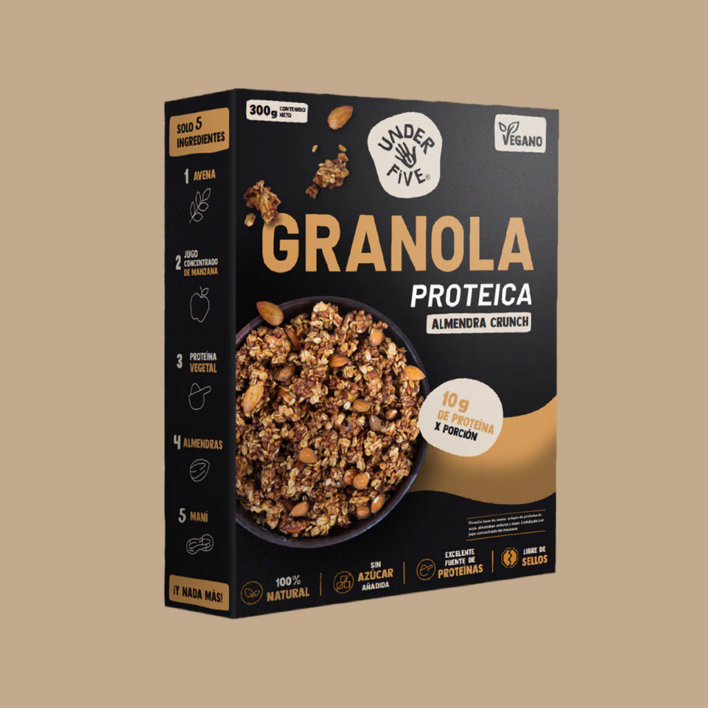 Granola Protéica Almendras Crunch Under Five - 300 gr