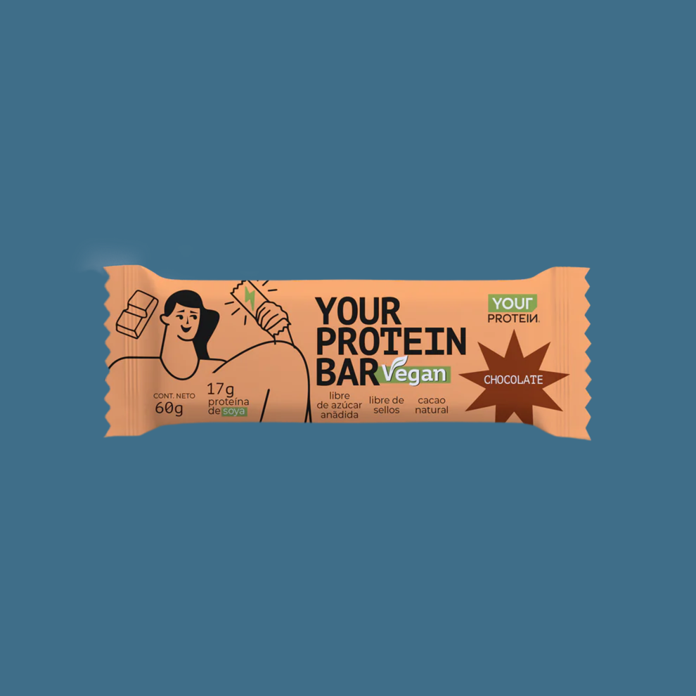 Barra Proteína Vegan Chocolate Your Protein - 60 gr