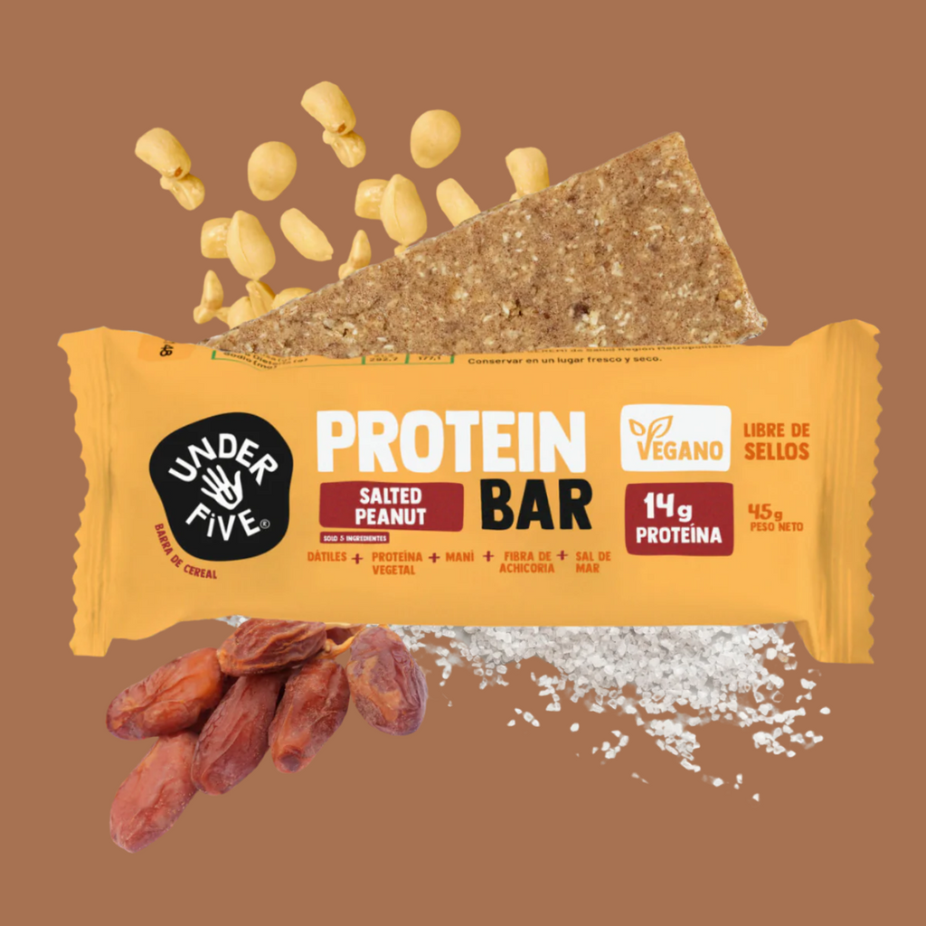 Barra Protein Bar Vegan Salted Peanut Under Five - 19 gr Und