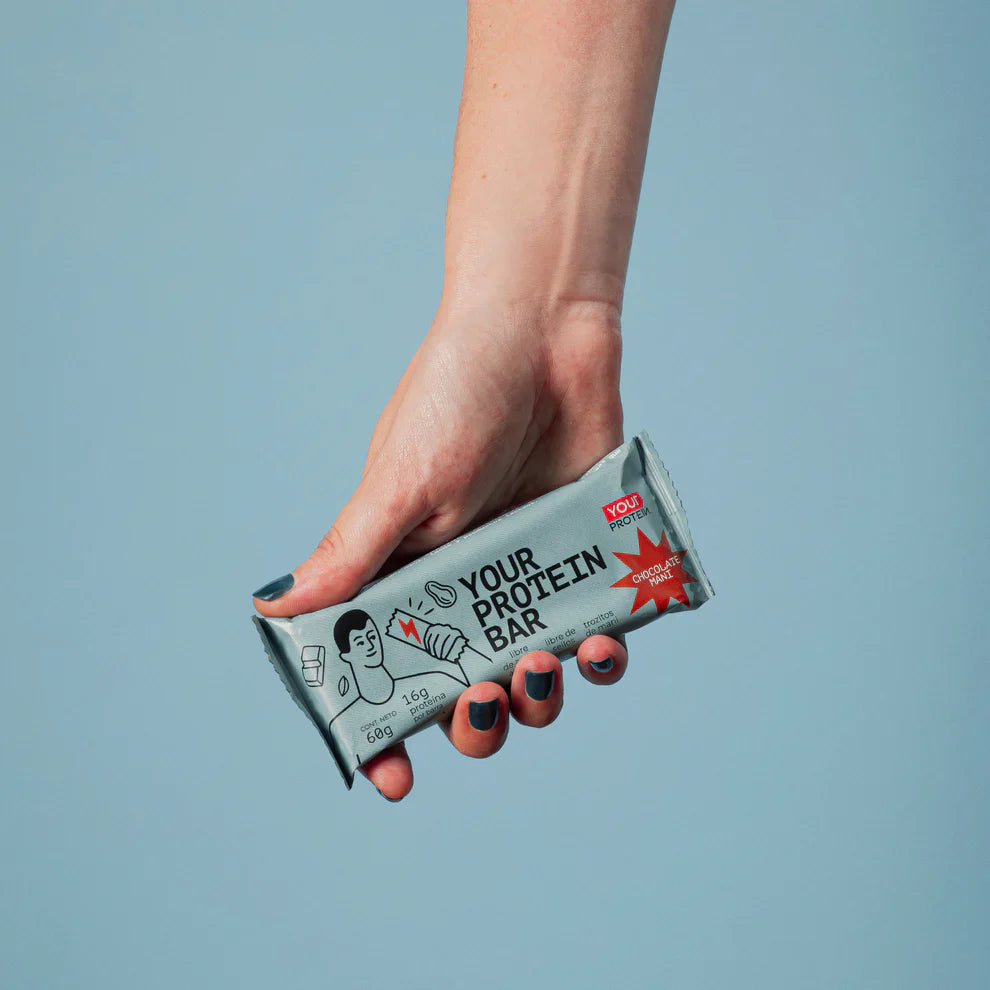 Barra Proteína Chocolate Maní Your Protein - 60 gr