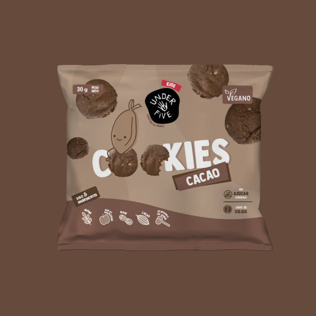 Galletas Cookies Chocolate Sin Azúcar Under Five - 30 gr