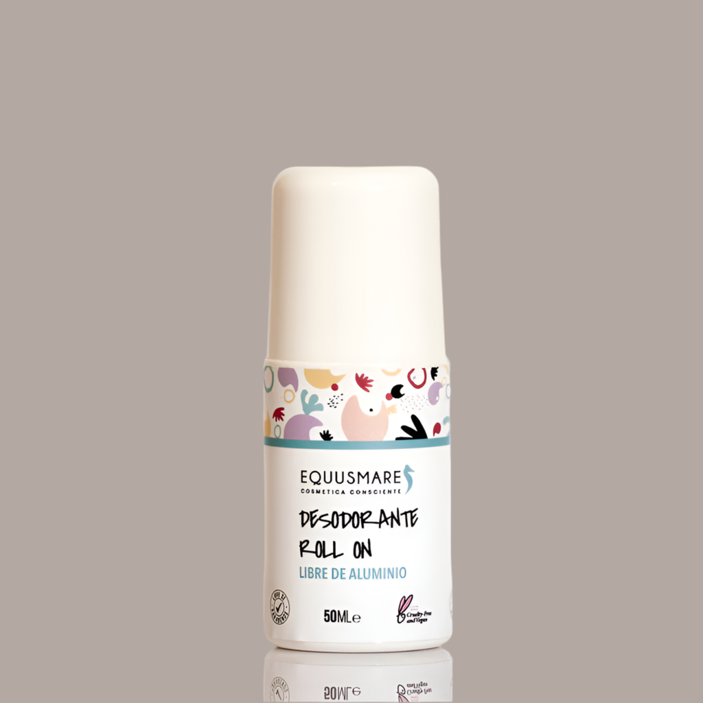 Desodorante Natural en roll - on Con piedra de Alumbre equusmare - 50 ml