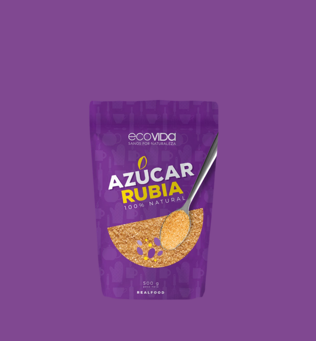 Azúcar Rubia 100% Natural Ecovida - 500 gr
