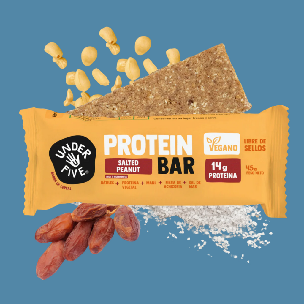 Barra Protein Bar Vegan Salted Peanut Under Five - 19 gr Und