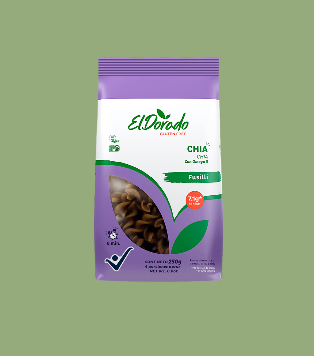 Fusilli Chía El Dorado - 250 gr