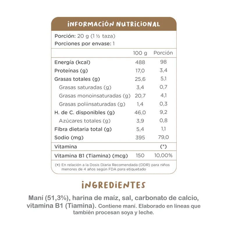 Bombas de Maní Kuna Foods - 20 gr