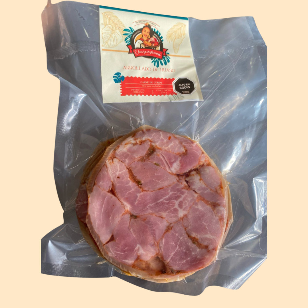 Arrollado Huaso 100% Carne Cerdo  Charcushami - 200 gr