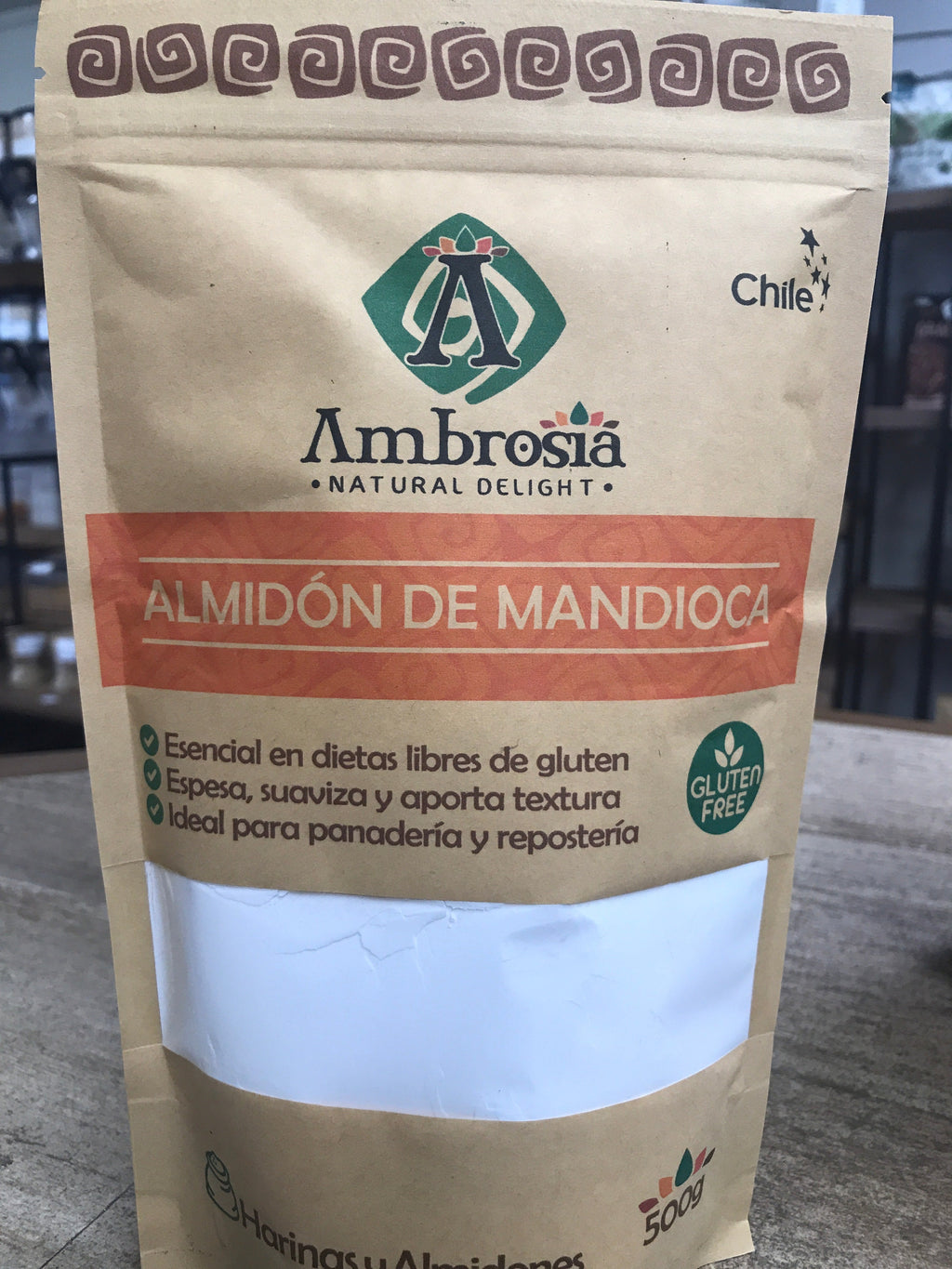 Almidón de Mandioca Ambrosia Natural Delight - 500 g