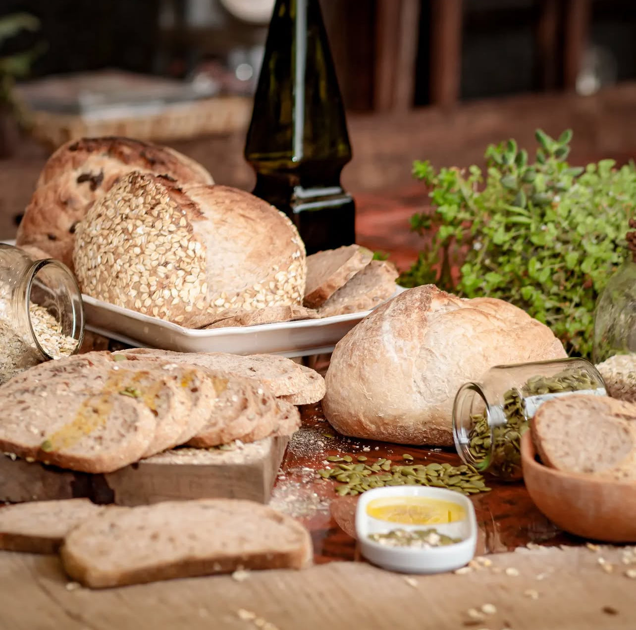 Pan Masa Madre Integral 2 Semillas Hecho a Mano - und (Despacho sólo Región de Coquimbo)