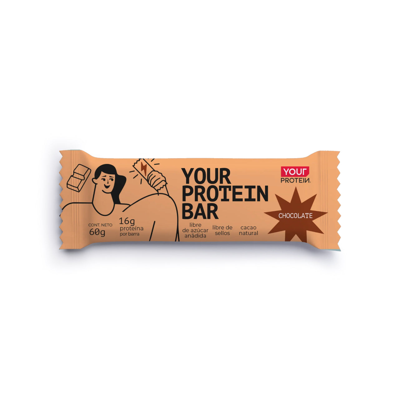 Barra Proteína Chocolate Your Protein - 60 gr