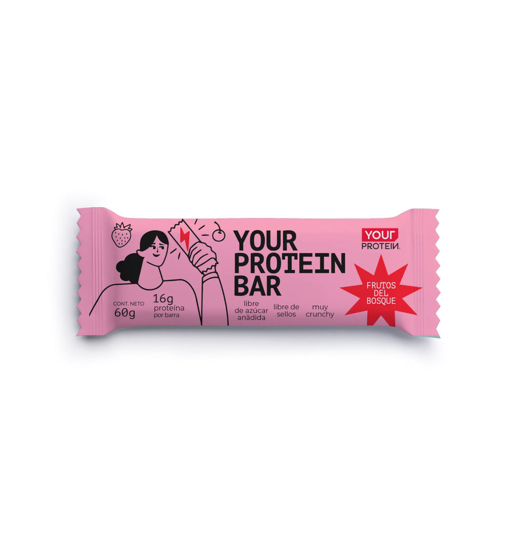 Barra Proteína Frutos del Bosque Your Protein - 60 gr