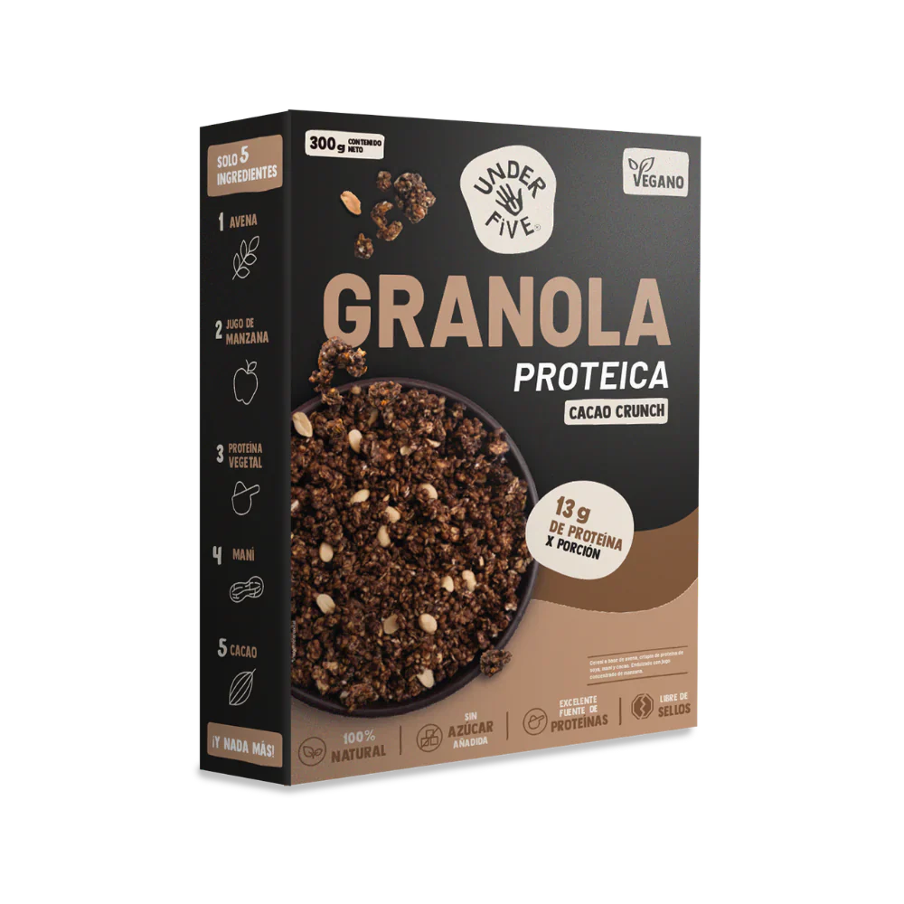 Granola Protéica Cacao Crunch Under Five - 300 gr