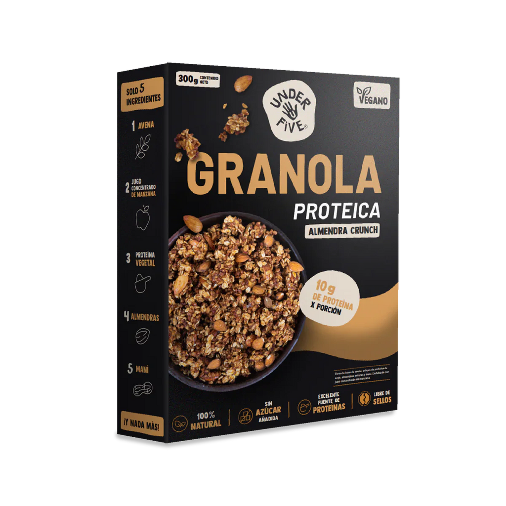 Granola Protéica Almendras Crunch Under Five - 300 gr