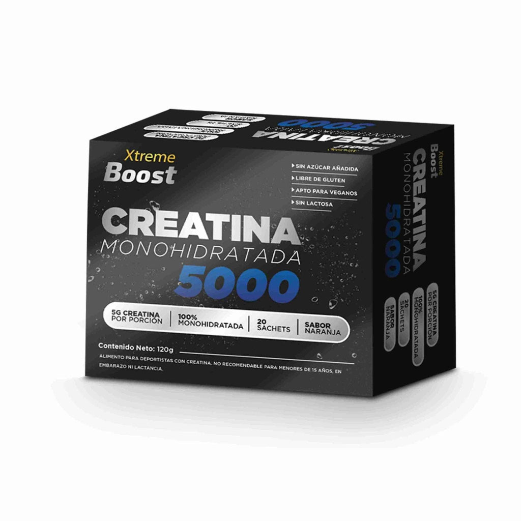Creatina Monohidratada Sabor Naranja Xtreme Boost - 20 sachet (5 gr creatina)