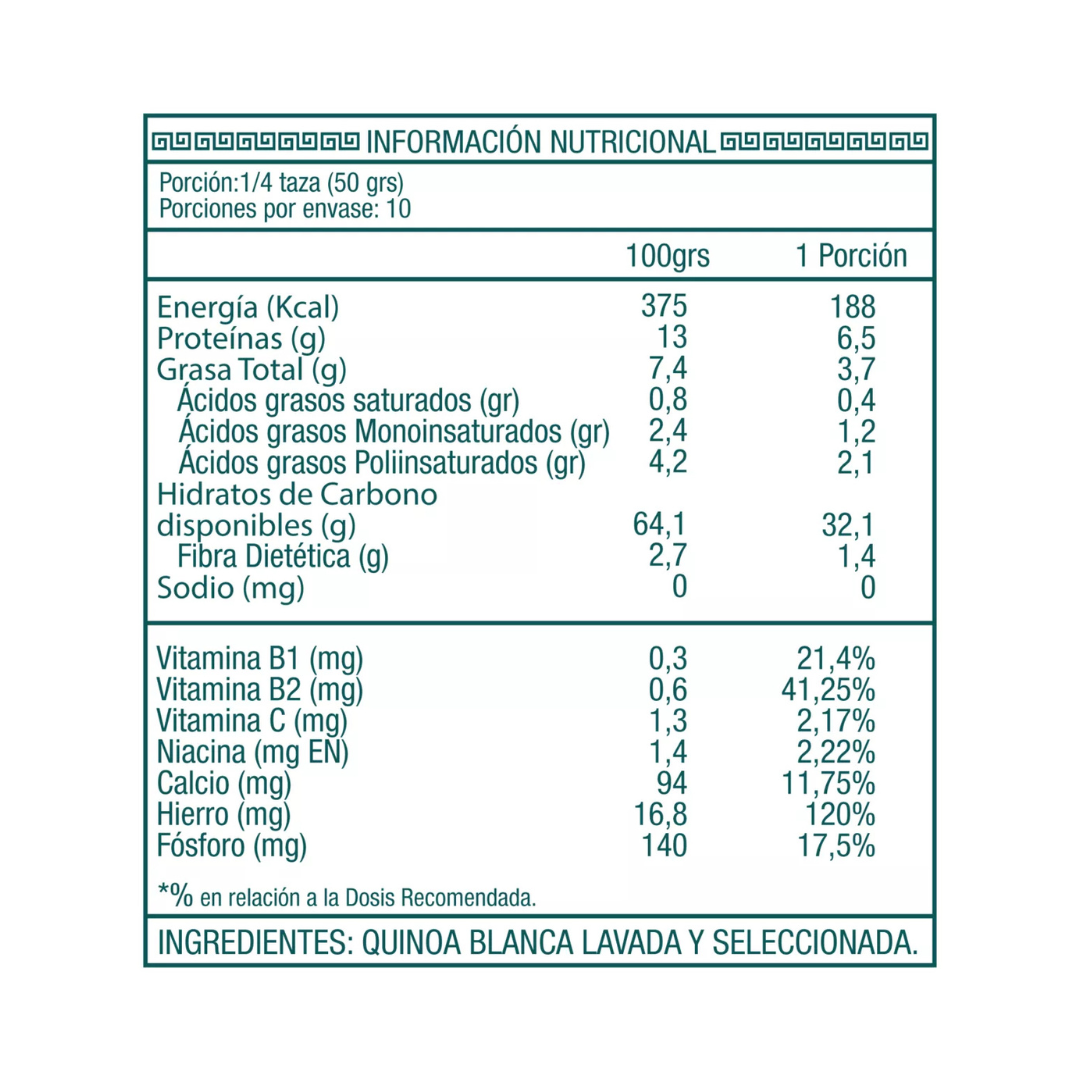 Harina de Quinoa Ambrosia Natural Delight - 500 gr