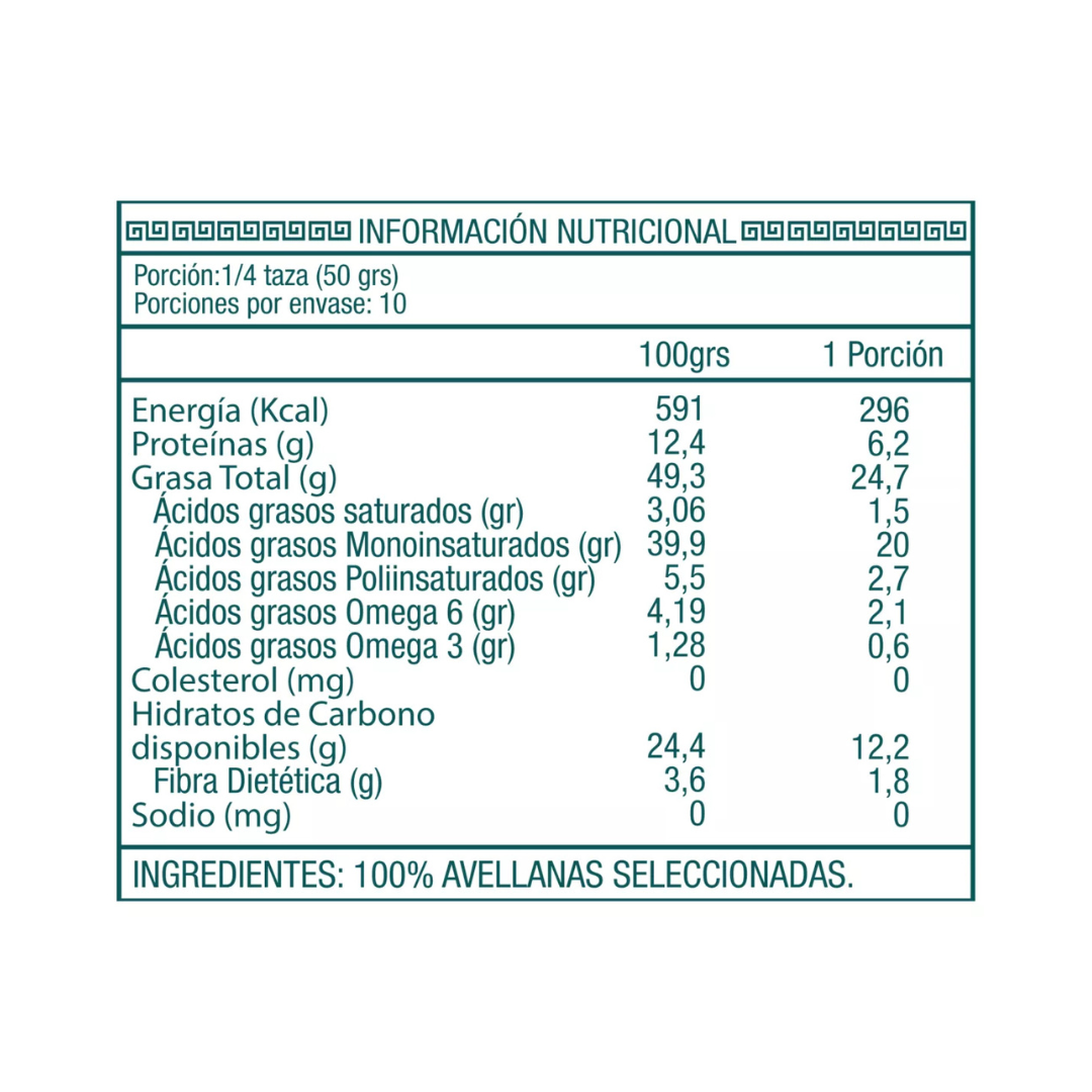 Harina de Avellana Ambrosia Natural Delight - 500 gr