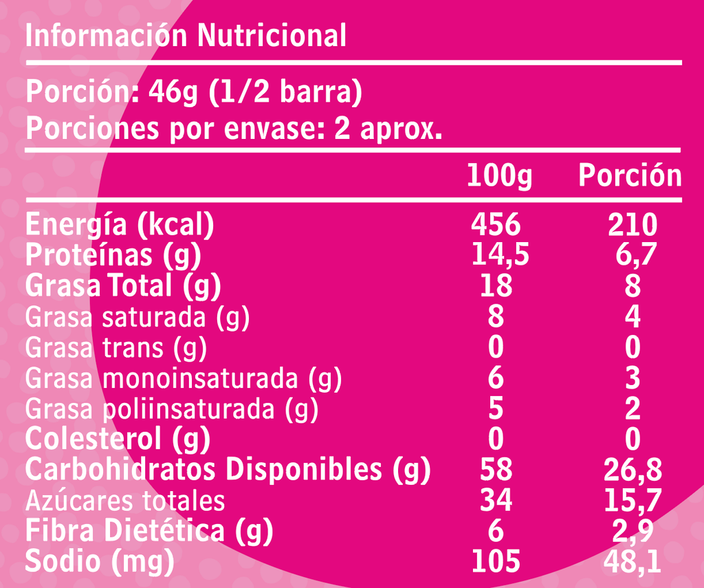 Barras Energeticas Fitekery Chocolate - 85 gr 2