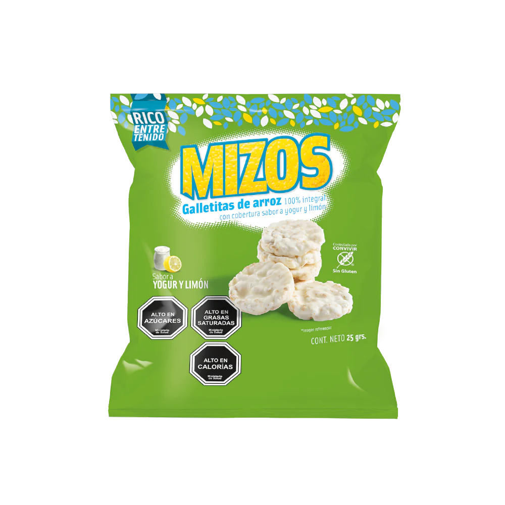 Galletas Limón y Yogurt Mizos - 25 gr