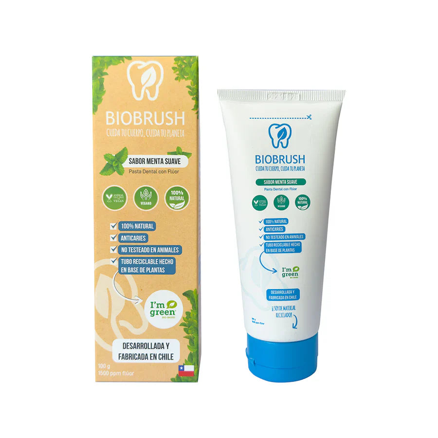 Pasta Dental con Flúor 1500 ppm Biobrush - 100 gr