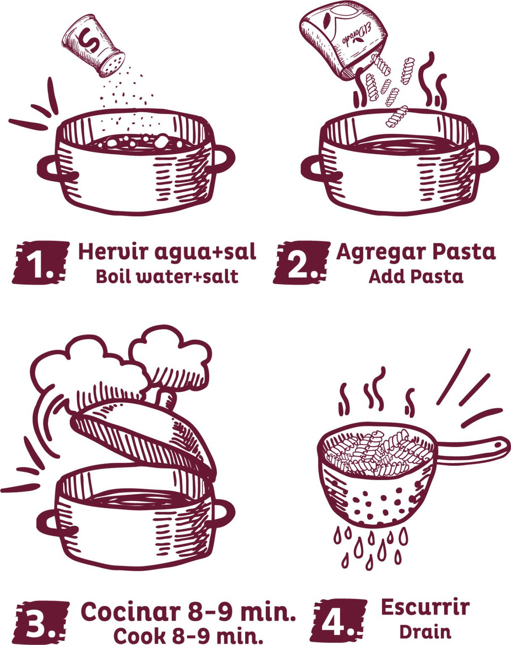 Fusilli Quinoa Real El Dorado - 250 gr