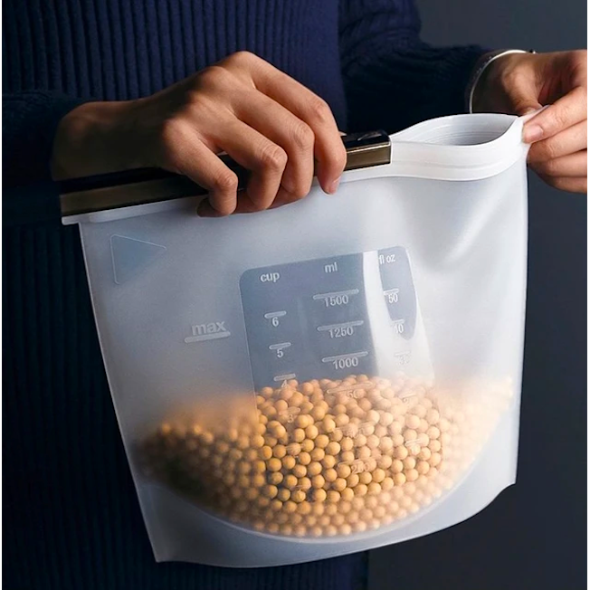 Bolsa Reutilizable de Silicona Home Well - 1.5 Lt