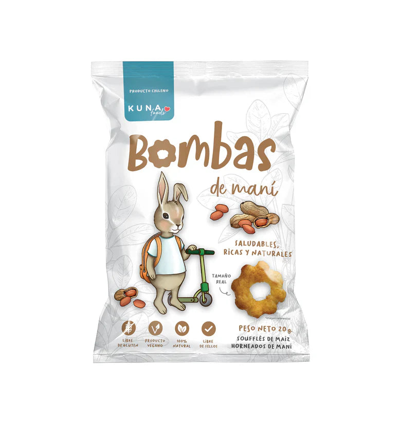 Bombas de Maní Kuna Foods - 20 gr