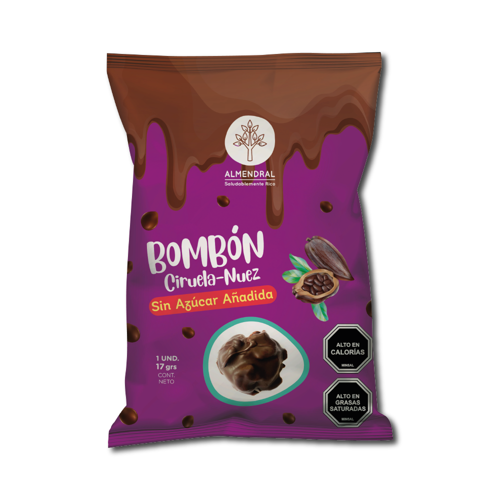 Bombón Ciruela Nuez El Almendral - und