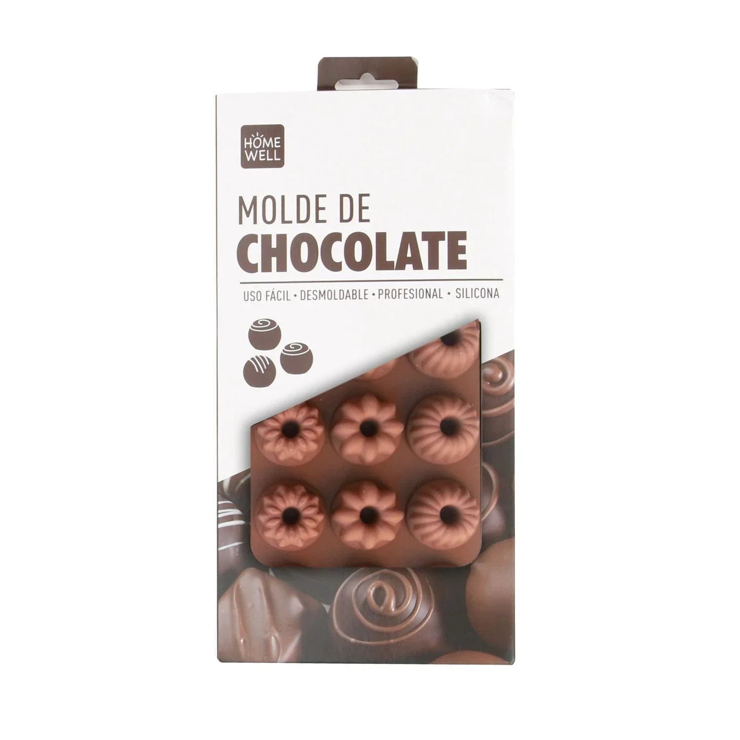 Molde de Chocolates para Bombones Silicona 100 % Home Well