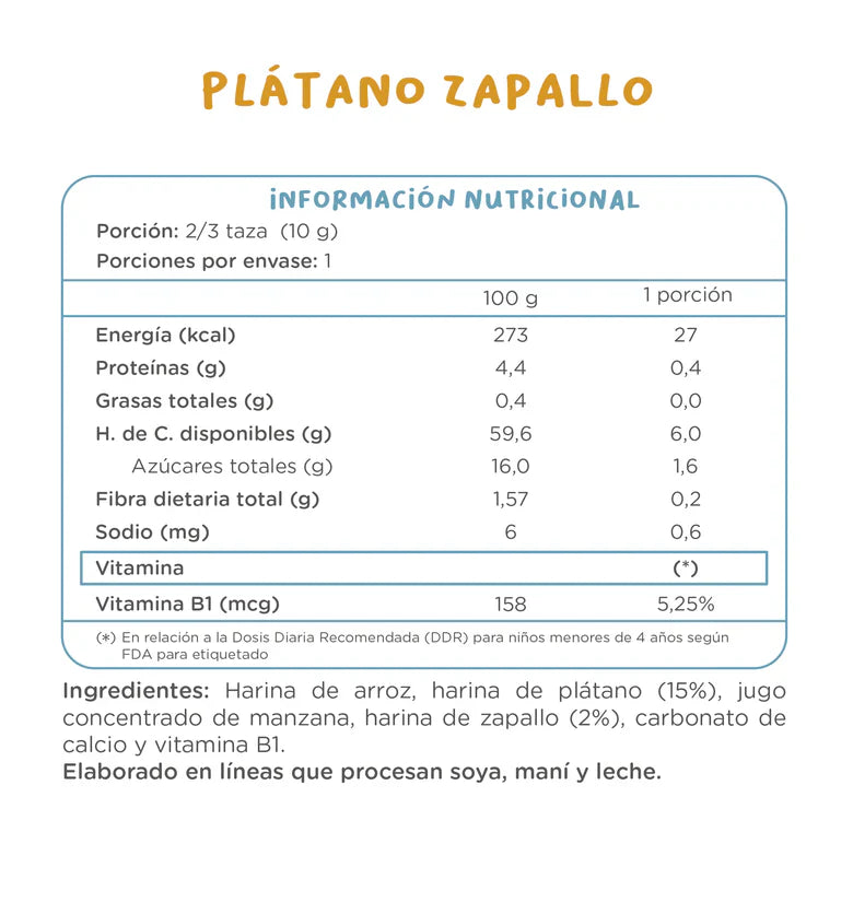 Puffs Plátano Zapallo Kuna Foods - 10 gr