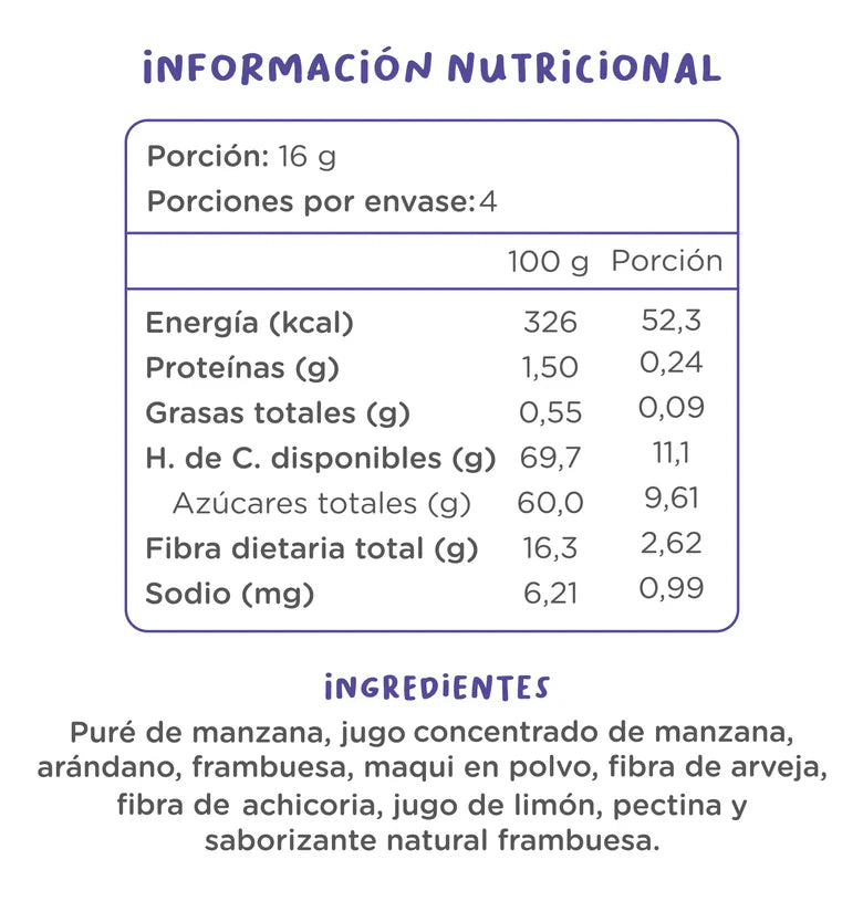 Gumis Berries Kuna Foods - 16 gr