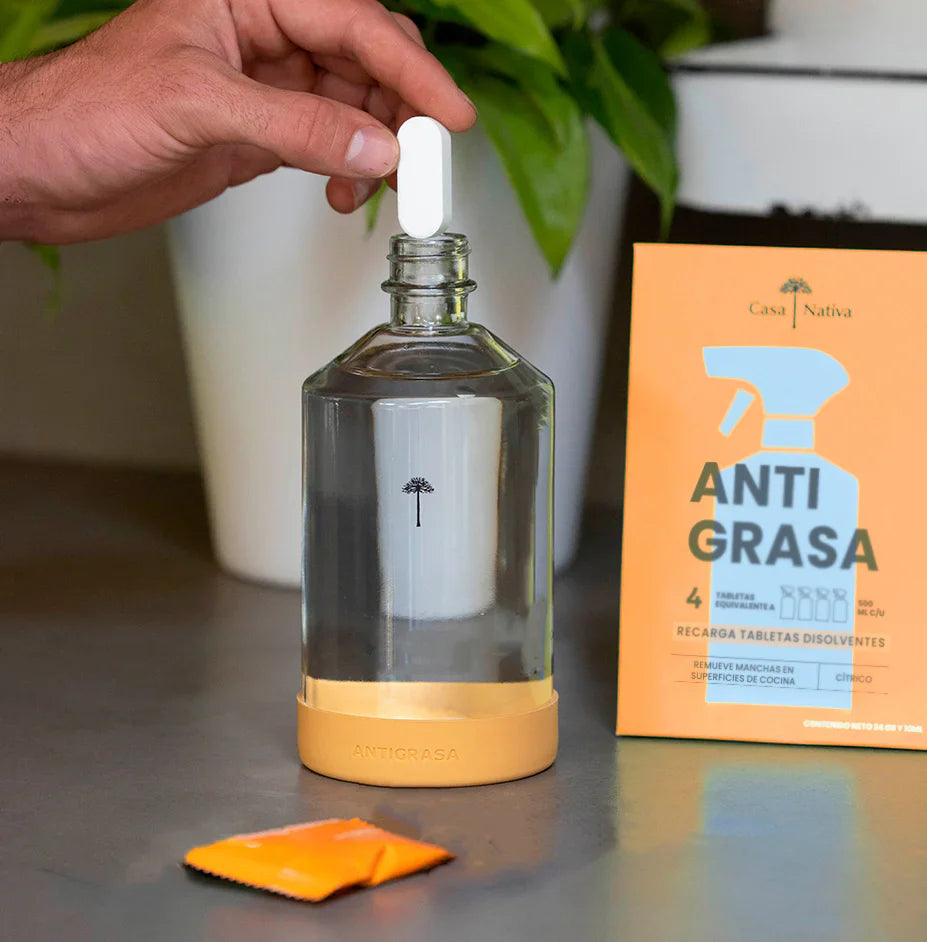 Recarga Anti Grasa Casa Nativa - 4 Unid 500 ml