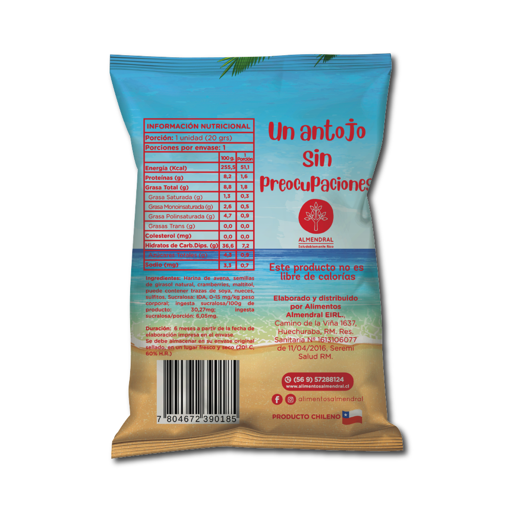 Cocada Frutal Sin Azúcar El Almendral - und